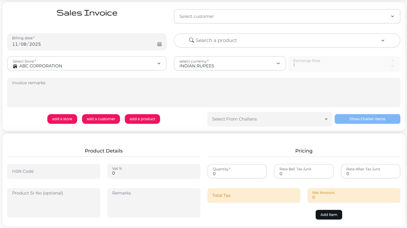 Create Professional Invoices Effortlessly